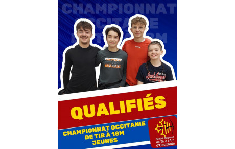 Nos jeunes sont qualifiés pour les championnats régionaux